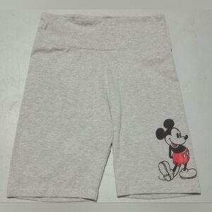 Gray Mickey Mouse Shorts, Size M(7-8)